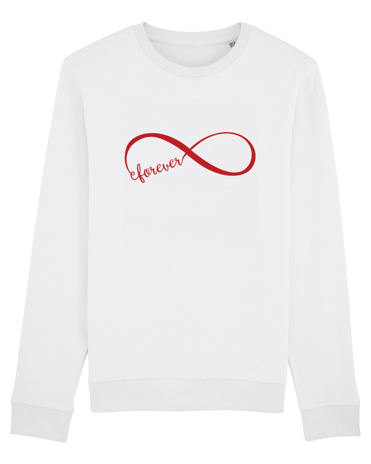 Bluză mânecă lungă Unisex Rise White