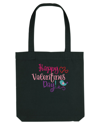 Happy Valentines Day Black