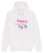 Happy Valentines Day Hanorac cu fermoar Unisex Connector