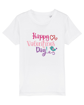 Happy Valentines Day White