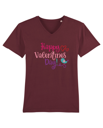Happy Valentines Day Burgundy