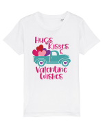 Hugs Kisses and Valentine Wishes Tricou mânecă scurtă  Copii Mini Creator