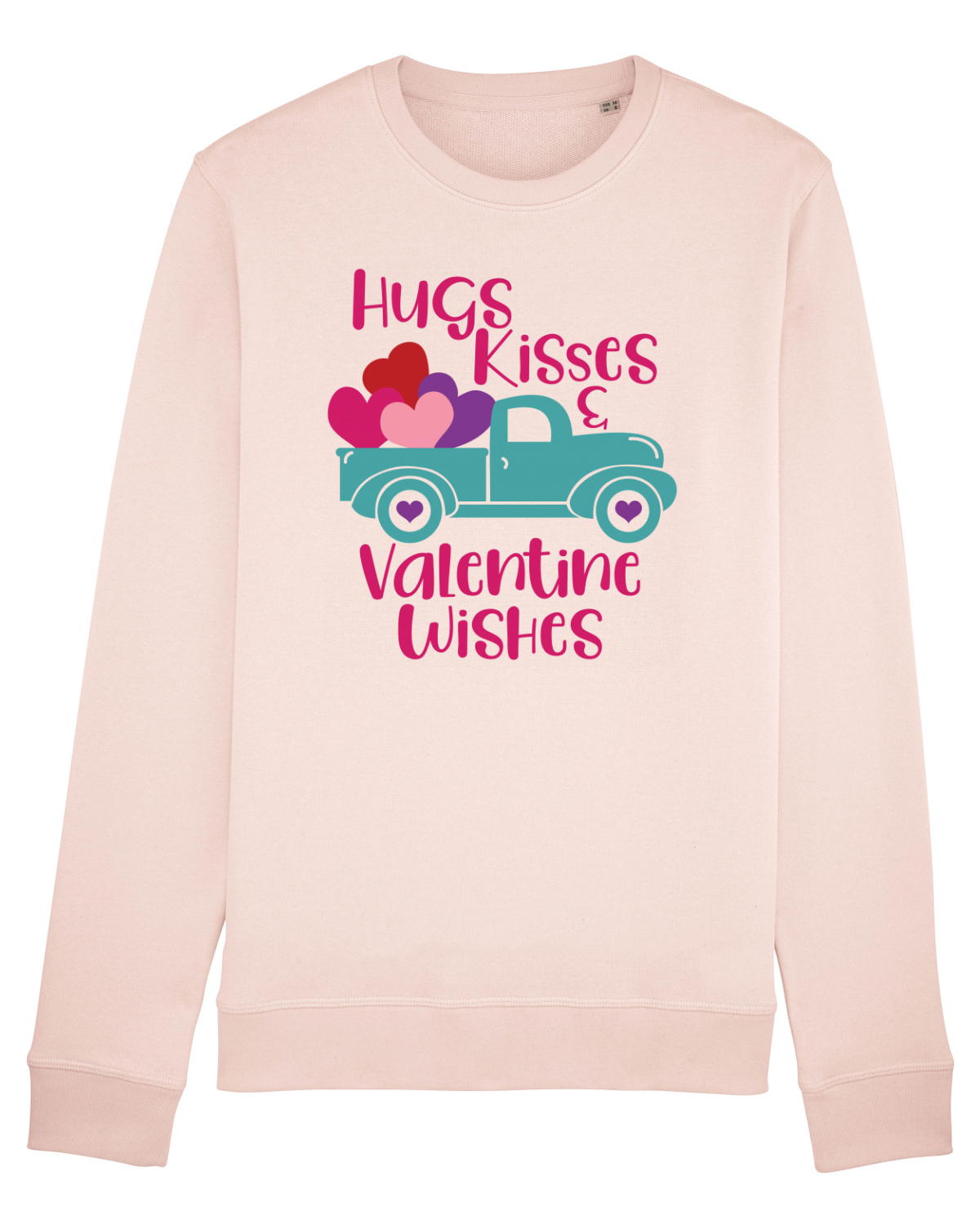 Bluză mânecă lungă Unisex Rise Candy Pink