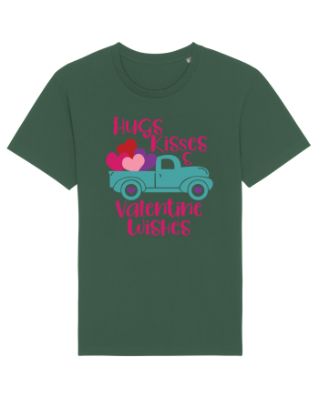 Hugs Kisses and Valentine Wishes Bottle Green