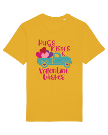 Hugs Kisses and Valentine Wishes Spectra Yellow