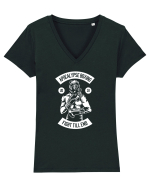 Apocalypse Boxing White Tricou mânecă scurtă guler V Damă Evoker