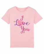 I Love You Tricou mânecă scurtă  Copii Mini Creator