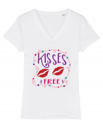 Free Kisses Tricou mânecă scurtă guler V Damă Evoker