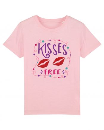 Free Kisses Cotton Pink