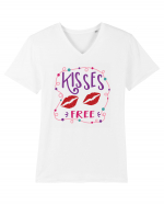 Free Kisses Tricou mânecă scurtă guler V Bărbat Presenter