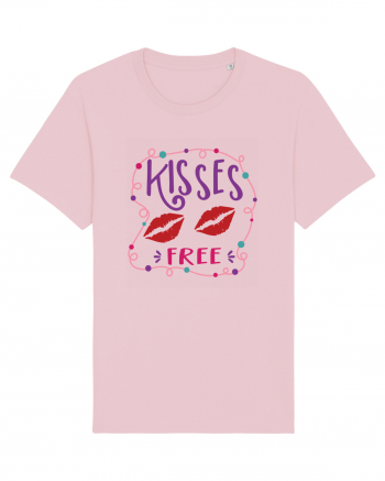 Free Kisses Cotton Pink