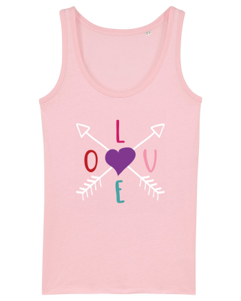 LOVE with Arrows Cotton Pink