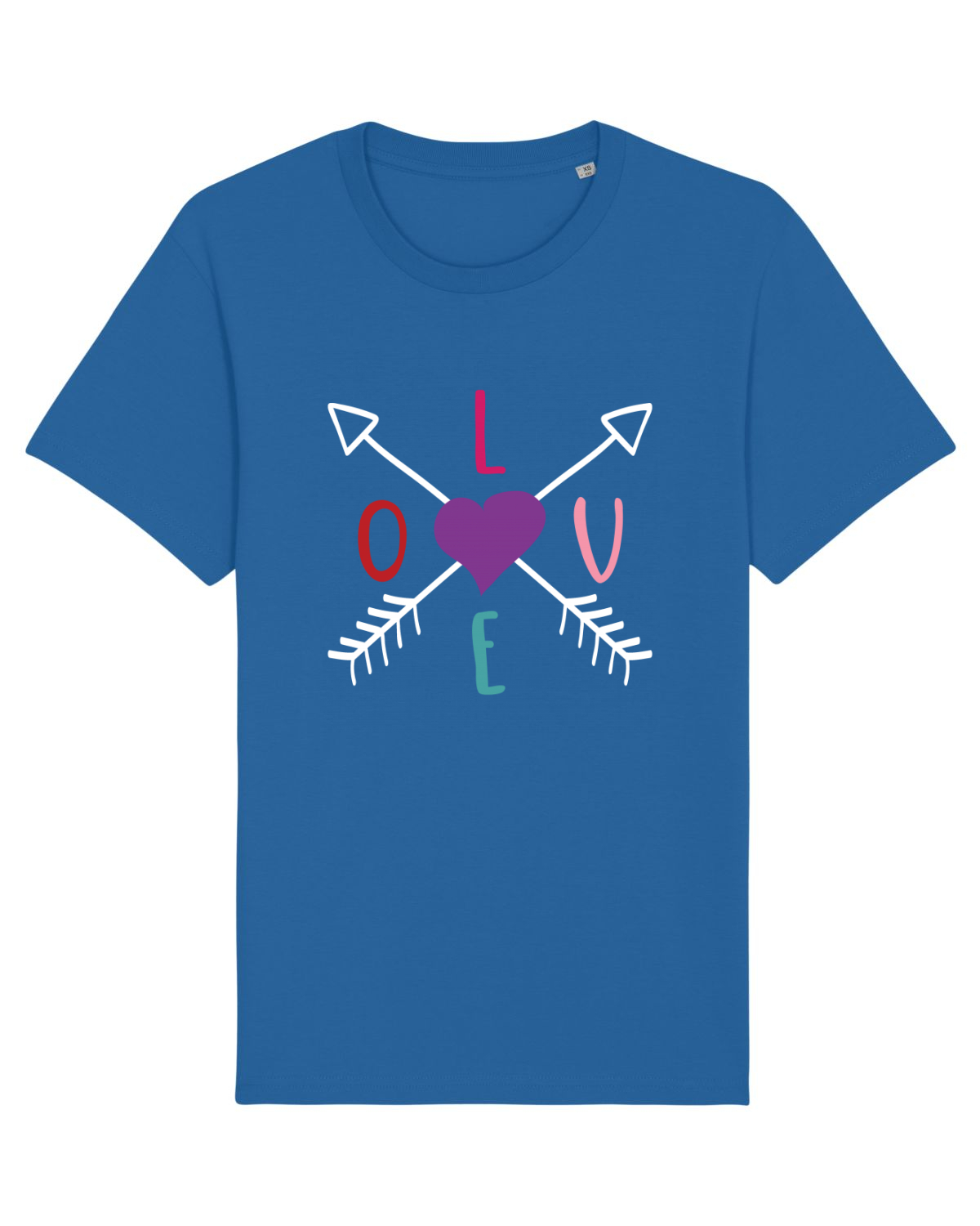 Tricou mânecă scurtă Unisex Rocker Royal Blue