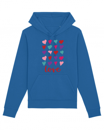 Love with Hearts Royal Blue