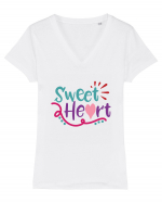 Sweet Heart Tricou mânecă scurtă guler V Damă Evoker