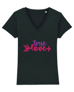 True Love Tricou mânecă scurtă guler V Damă Evoker