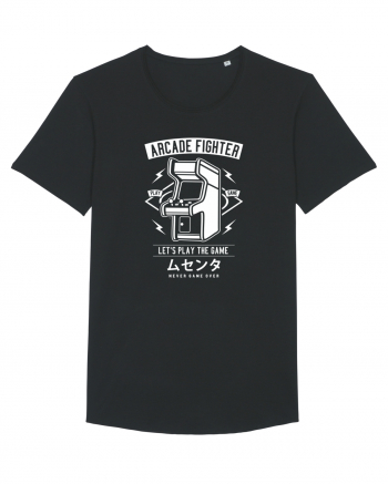 Arcade Fighter Gamer White Black