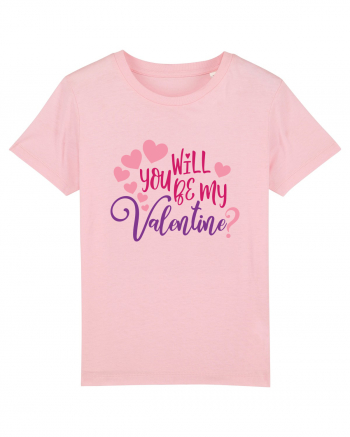 Will you be my Valentine Cotton Pink