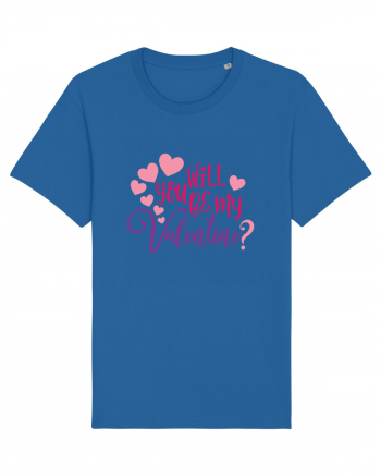 Will you be my Valentine Royal Blue