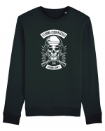 Strong Army Skull White Bluză mânecă lungă Unisex Rise