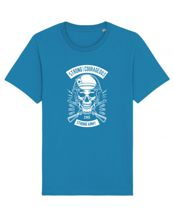 Strong Army Skull White Azur