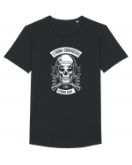 Strong Army Skull White Tricou mânecă scurtă guler larg Bărbat Skater