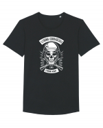 Strong Army Skull White Tricou mânecă scurtă guler larg Bărbat Skater