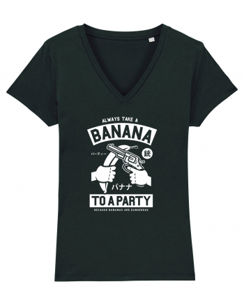 Banana Party White Black