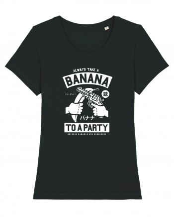 Banana Party White Black