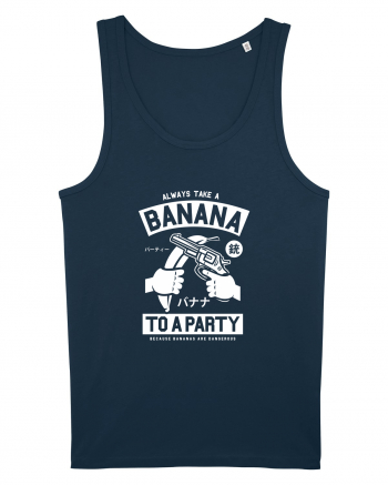 Banana Party White Navy