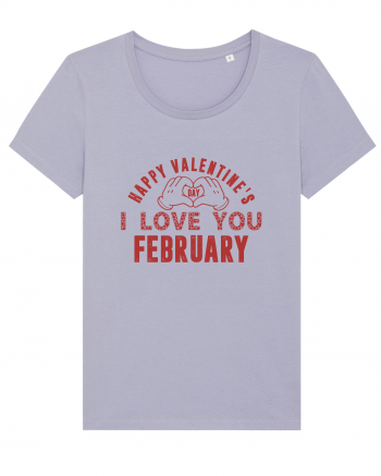 Happy Valentine's Classic Retro Lavender