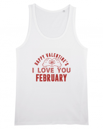 Happy Valentine's Classic Retro White