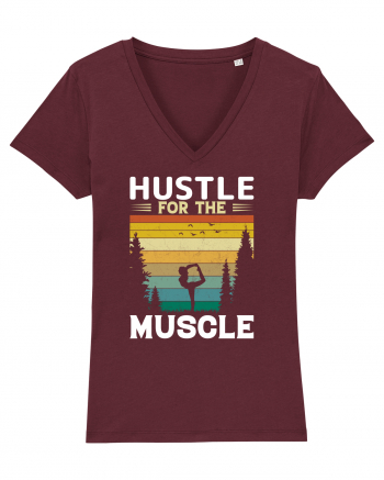 Hustle For The Muscle Gymnastics Burgundy