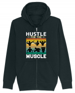 Hustle For The Muscle Bodybuilding Hanorac cu fermoar Unisex Connector