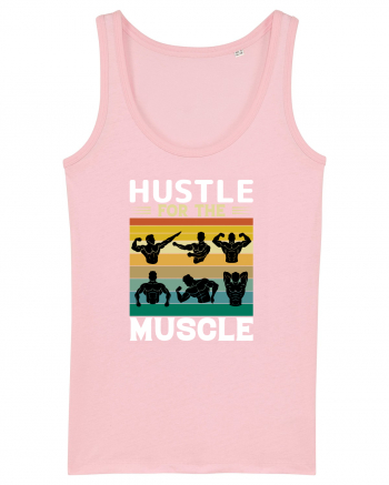 Hustle For The Muscle Bodybuilding Cotton Pink