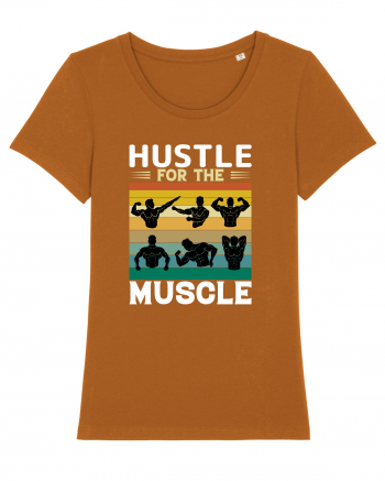 Hustle For The Muscle Bodybuilding Roasted Orange