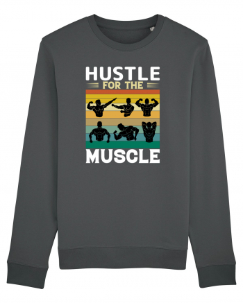 Hustle For The Muscle Bodybuilding Anthracite