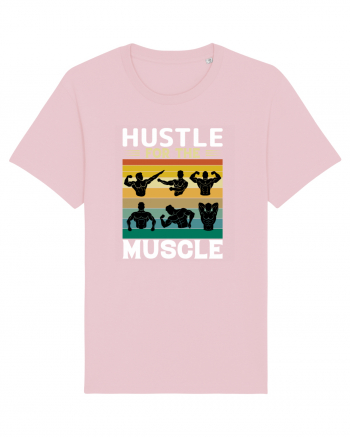 Hustle For The Muscle Bodybuilding Cotton Pink