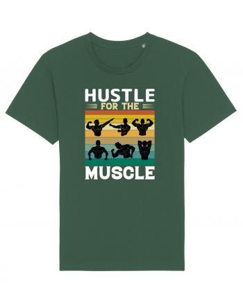 Hustle For The Muscle Bodybuilding Bottle Green