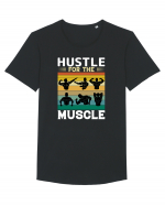 Hustle For The Muscle Bodybuilding Tricou mânecă scurtă guler larg Bărbat Skater