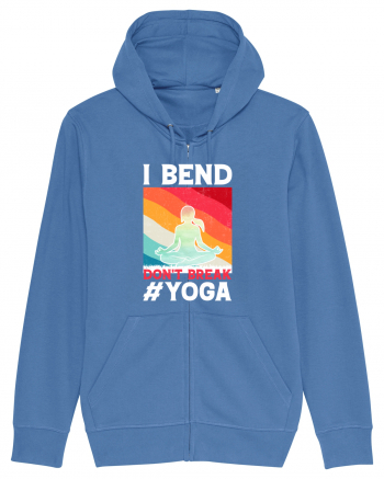 I Bend Don't Break Yoga Bright Blue