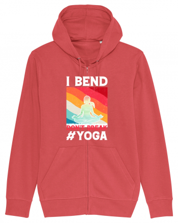 I Bend Don't Break Yoga Carmine Red