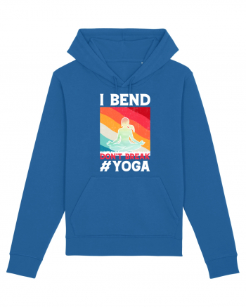 I Bend Don't Break Yoga Royal Blue