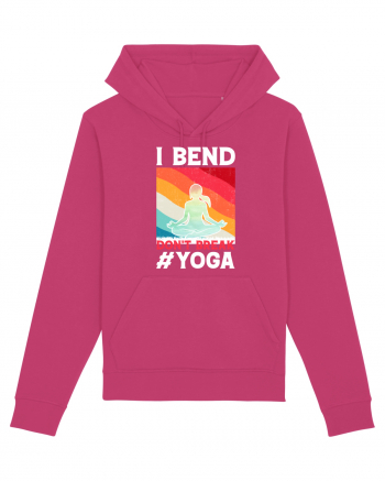 I Bend Don't Break Yoga Raspberry