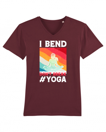 I Bend Don't Break Yoga Burgundy