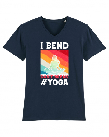 I Bend Don't Break Yoga French Navy