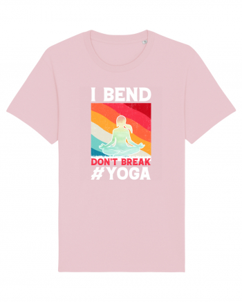 I Bend Don't Break Yoga Cotton Pink