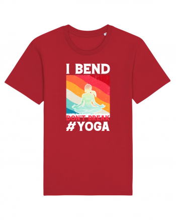 I Bend Don't Break Yoga Red