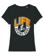 Life Behind Bars Tricou mânecă scurtă guler larg fitted Damă Expresser