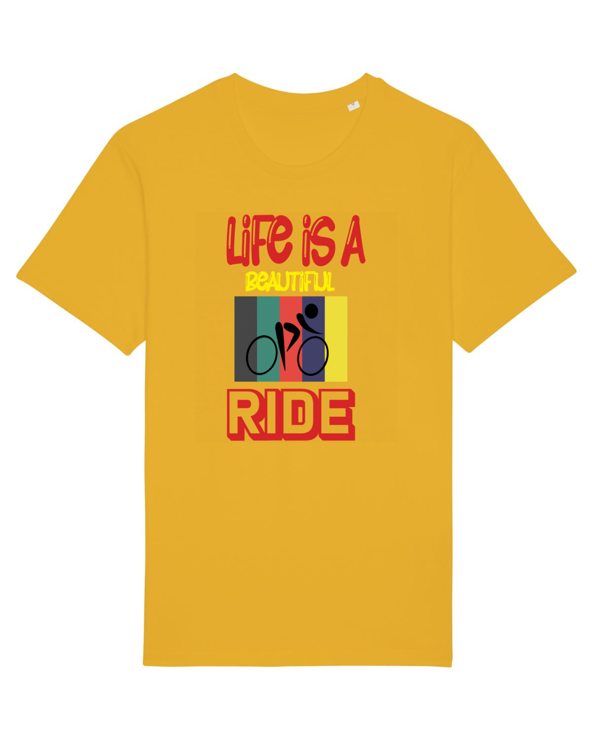 Tricou mânecă scurtă Unisex Rocker Spectra Yellow